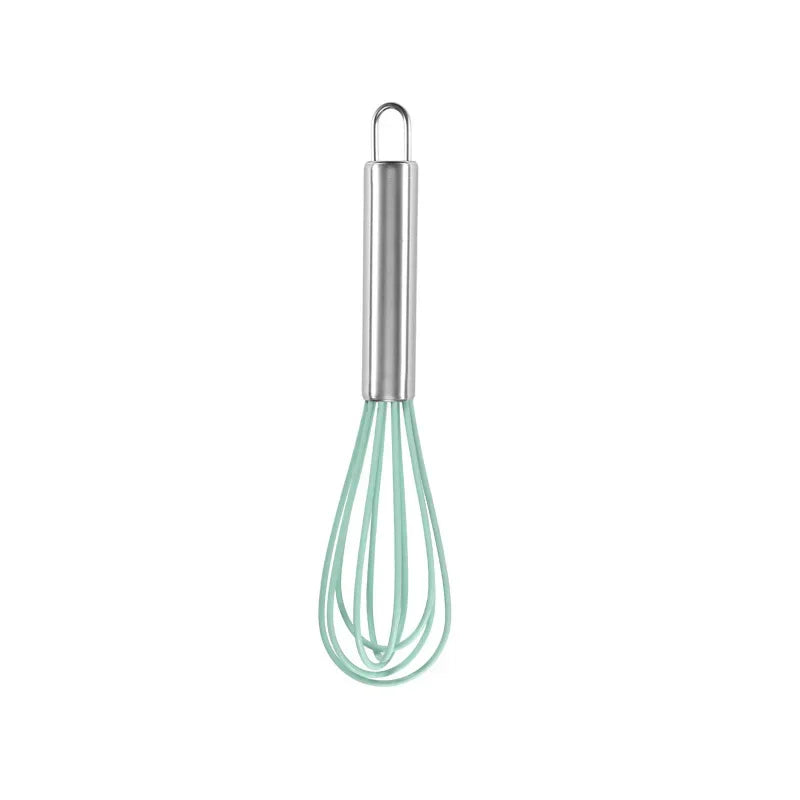 DecorBites 8-Inch Stainless Steel Silicone Whisk