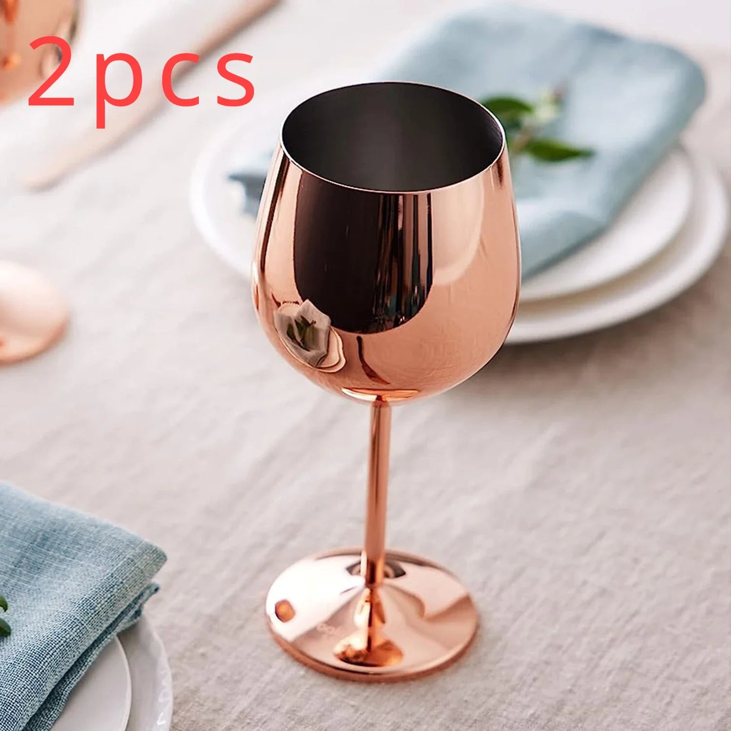 ステンレス製ワイングラス 割れない金属製カクテルグラス、500ml、バーやご自宅でのカクテルやワイン飲用に