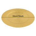 100 PCS Round Charger Plates Set, PP Charger Plate for Wedding, Party, Banquets, Hotels, Picnics