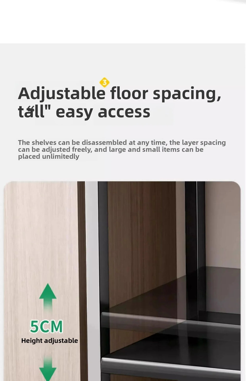 Rack Movable Snack & Grocery Holder Bathroom Storage Solution Multi-Tier Kitchen Storage Shelf Freestanding Vegetable Organizer