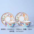 DecorBites Bone China Dinnerware Set – Plate, Tea Cup, Saucer & Tray