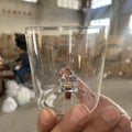 DecorBites™ 300ml 3Dクリスマスツリーワイングラスカップ - エレガントなホリデーギフトドリンクグラス