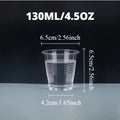 50/100PCS Clear Plastic Cups Disposable Plastic Cups Outdoor Picnic Birthday Weddings Party Kitchen Cold Drinks Juice Tableware