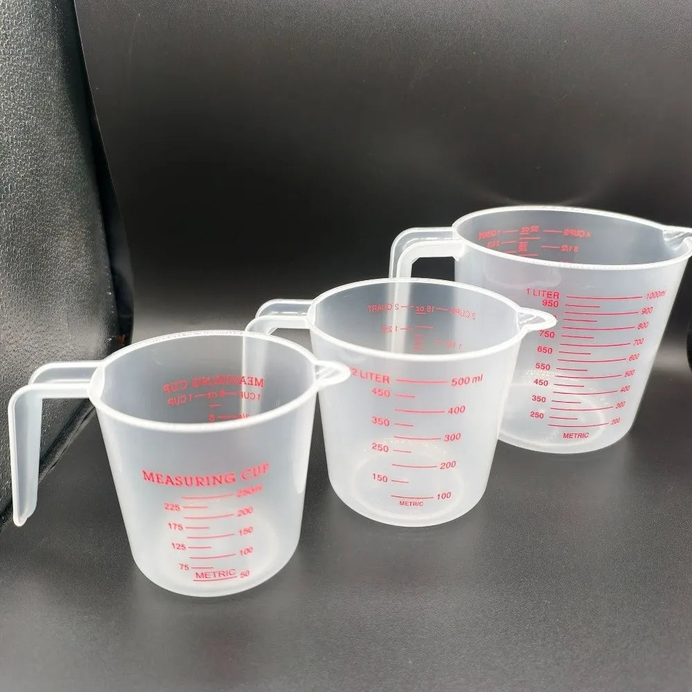 Cup Marking Clear Plastic Measuring Cup With Spout With Handles Plastic Mug Graduated Measuring Cups Recipe Ingredient