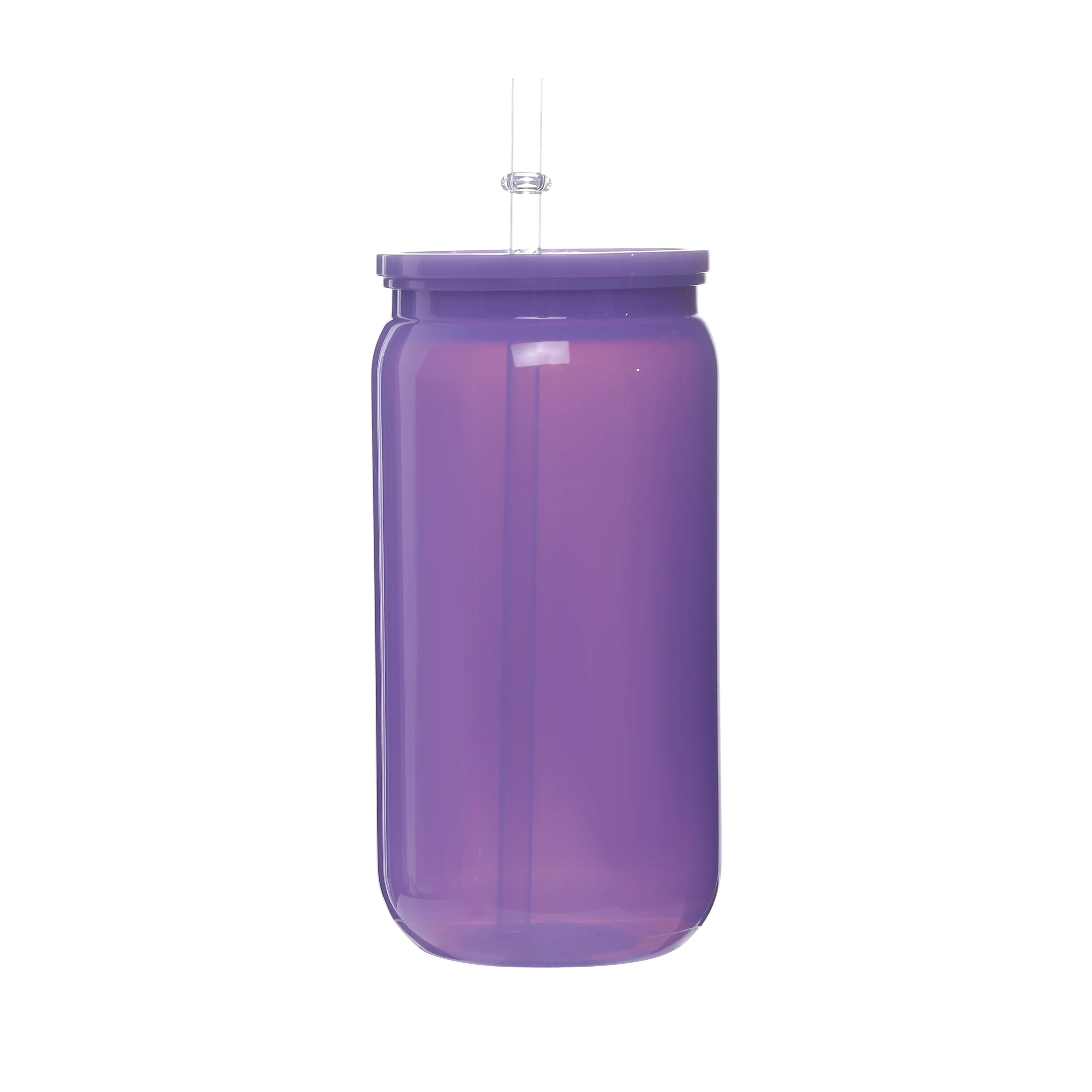16oz Colorful Plastic Cups With Lids And Straws Replacement Lids For Can Shaped  Lced Coffee Cups Cute Tumbler Cup