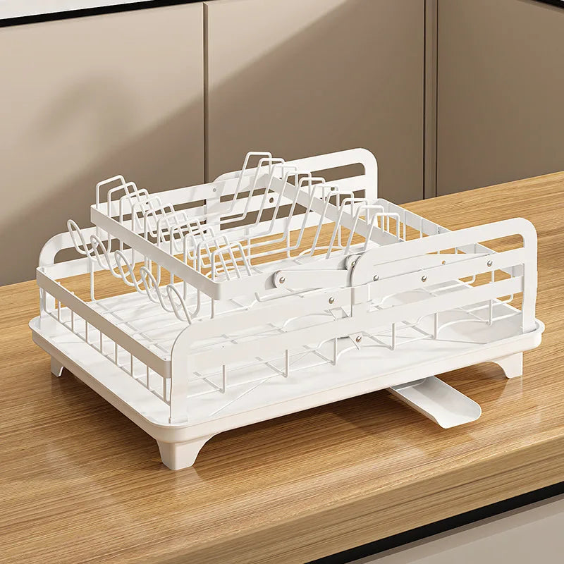 DecorBites Kitchen Bowl Rack & Utensil Holder with Drainboard