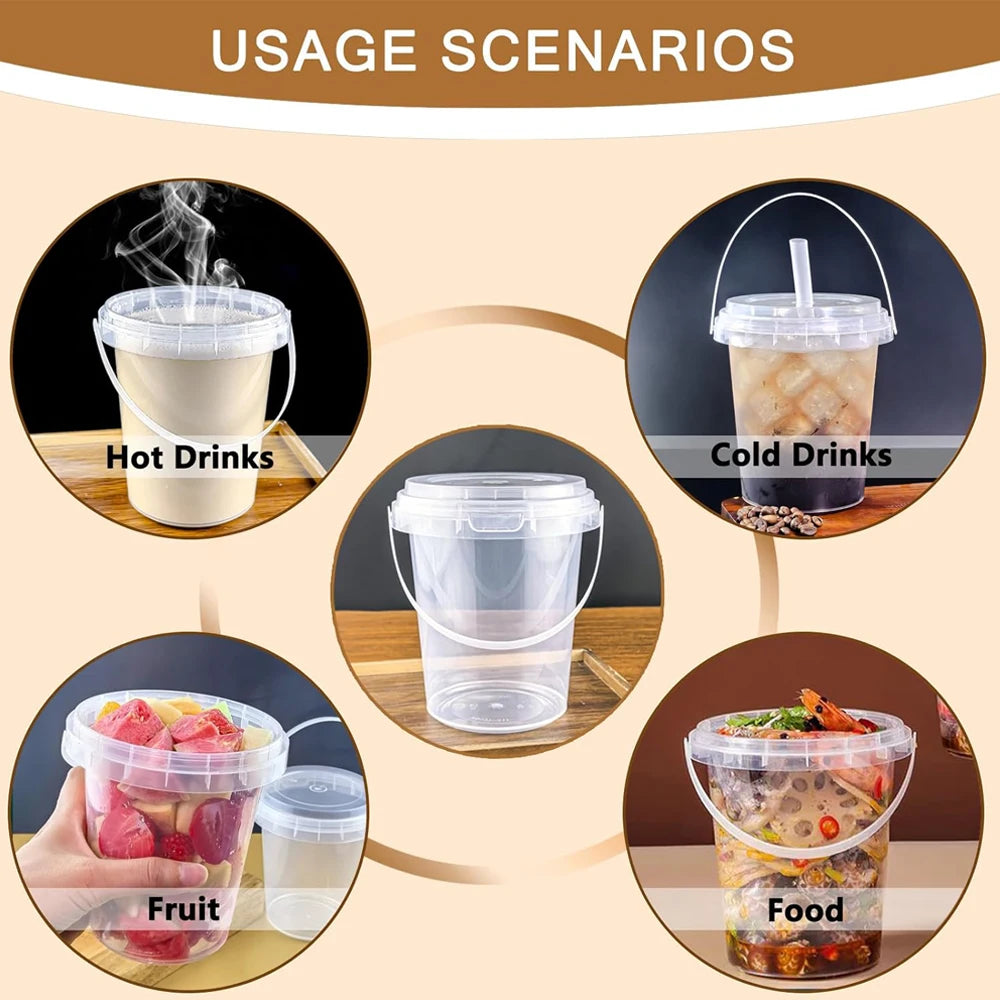 Plastic Cups with Lid and Straw,Disposable Coffee Cups with Lids for Iced Coffee,Smoothie,Milkshake,Cold & Hot Drinks, Sturdy