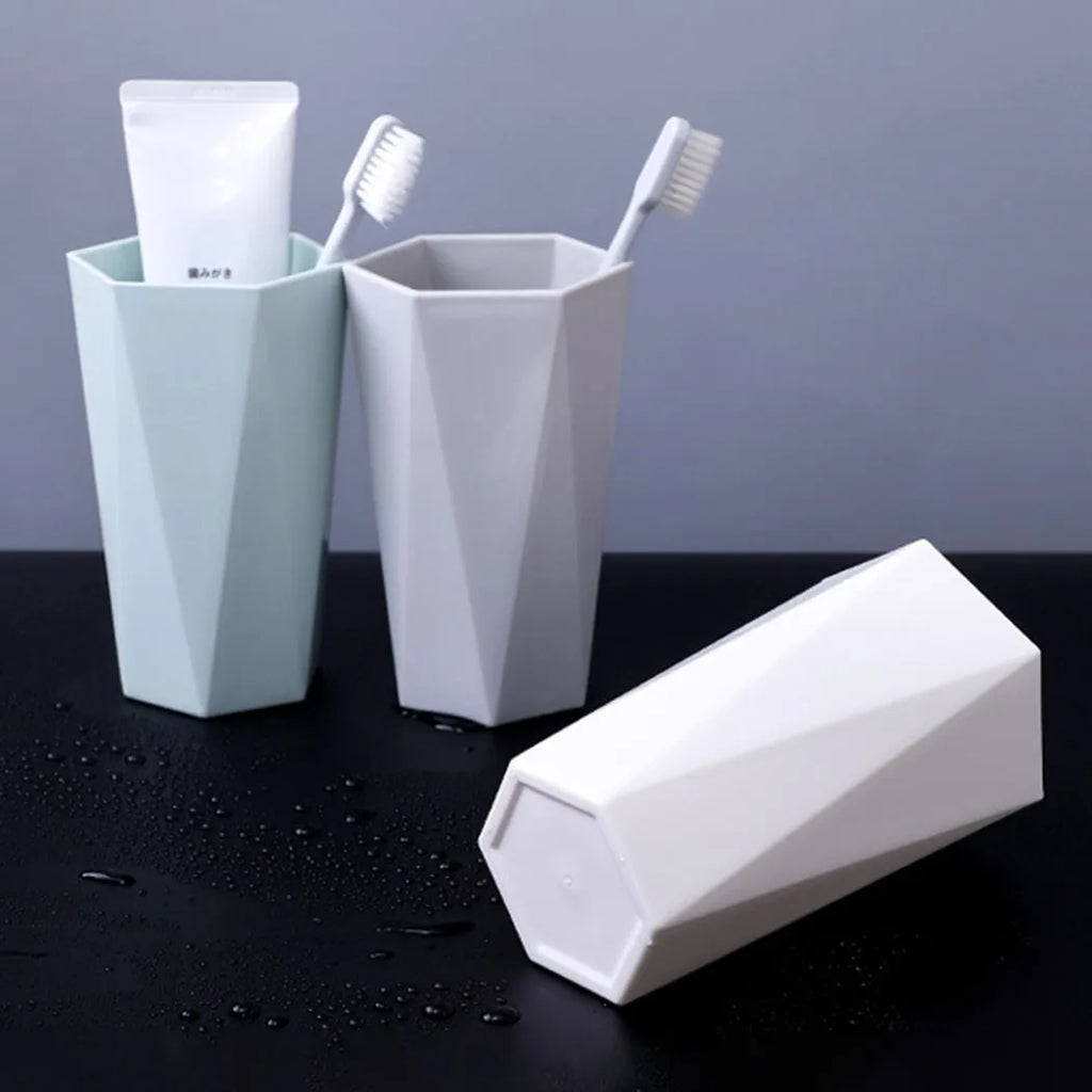 Plastic Mouthwash Cup 300ML Portable Teeth Brushing Cup Bathroom Wash Cups Household Hotel Bathroom Accessories