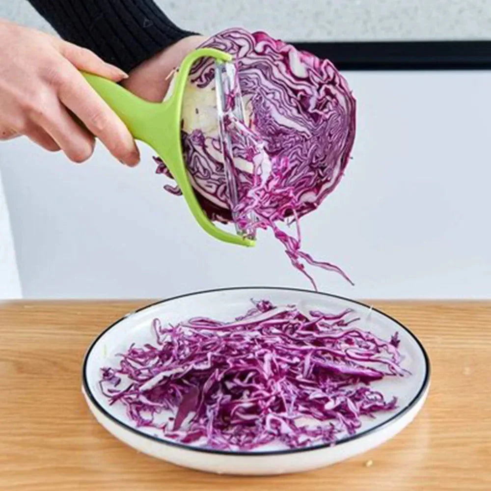キャベツスライサー 野菜カッター キャベツおろし器 サラダポテトスライサー メロン人参きゅうりシュレッダー 家庭用キッチンツール