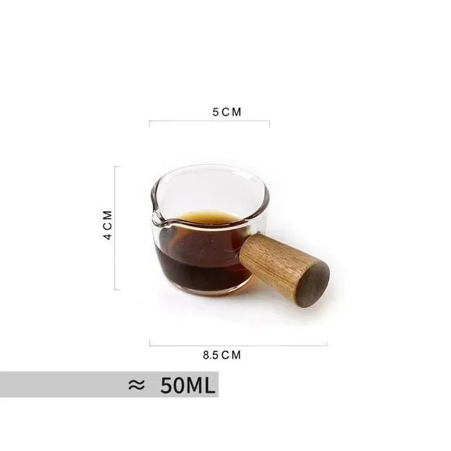 DecorBites 350ml Square Mug with Lid & Straw – Colored Handle Glass