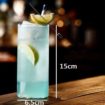 DecorBites Japanese Style Highball Drinking Glasses – Set of 6
