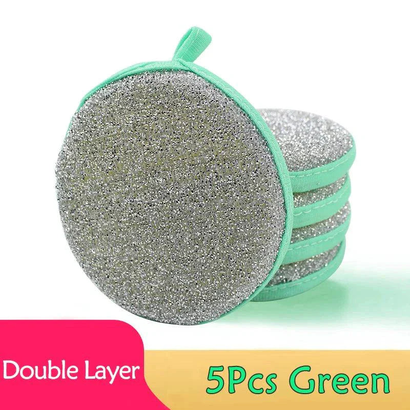 Double-Sided Dishwashing Sponge – Dish Washing Brush for Pots & Pans