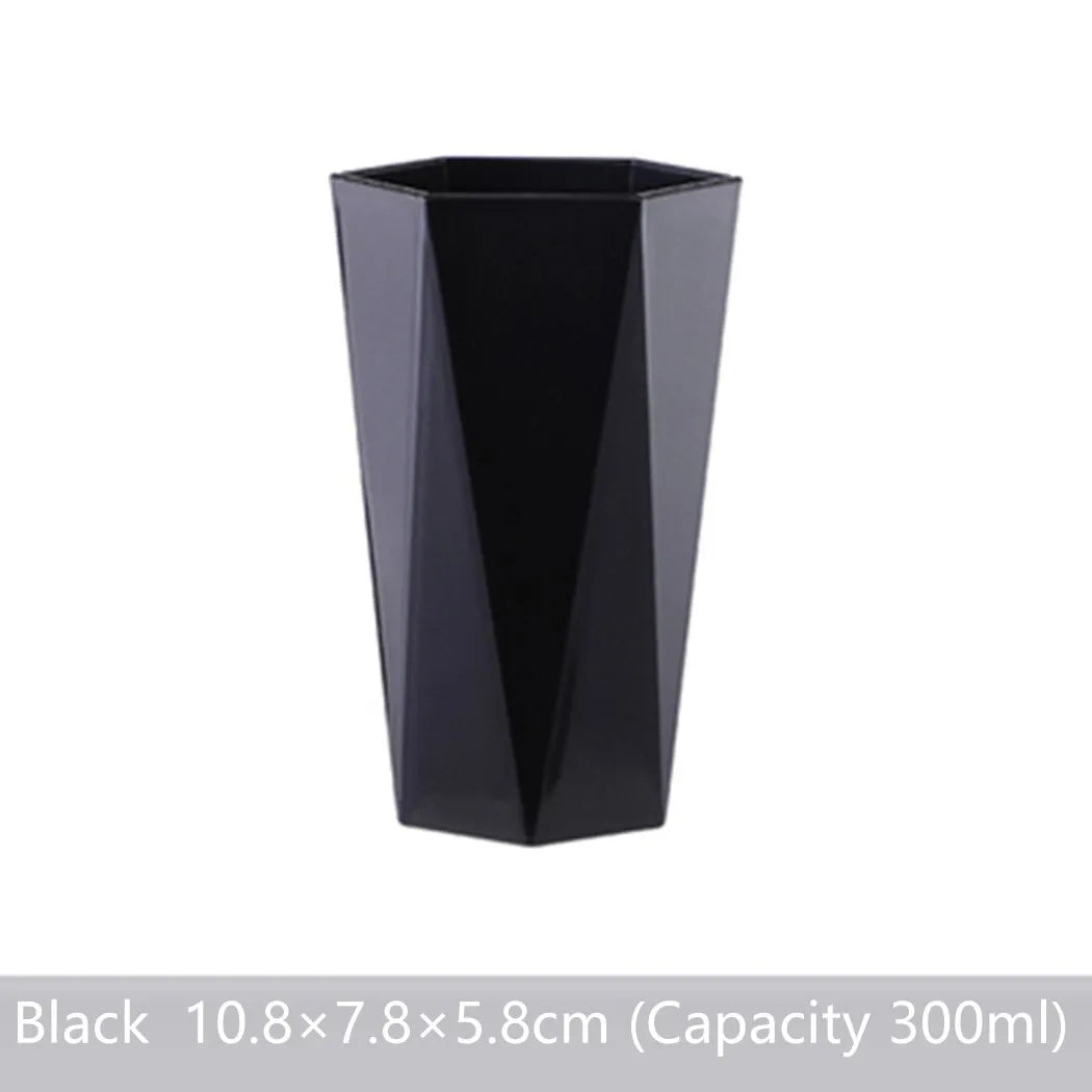 Plastic Mouthwash Cup 300ML Portable Teeth Brushing Cup Bathroom Wash Cups Household Hotel Bathroom Accessories