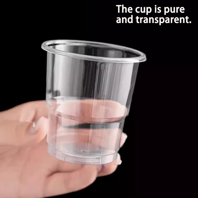 Disposable High-Temperature Resistant Plastic Cups Household Transparent Thickened Drinking Cups