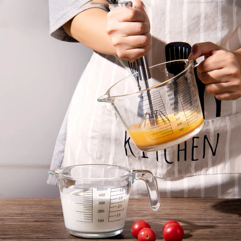 DecorBites Borosilicate Glass Measuring Cup Jug – Large Capacity