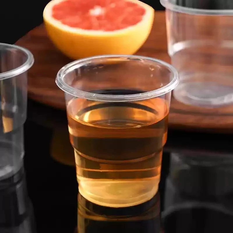 Disposable High-Temperature Resistant Plastic Cups Household Transparent Thickened Drinking Cups