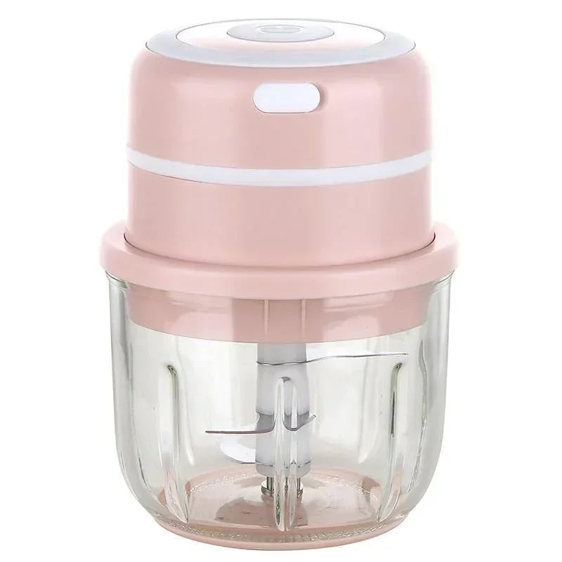 DecorBites Electric Mini Food Chopper – Garlic Masher & Meat Grinder
