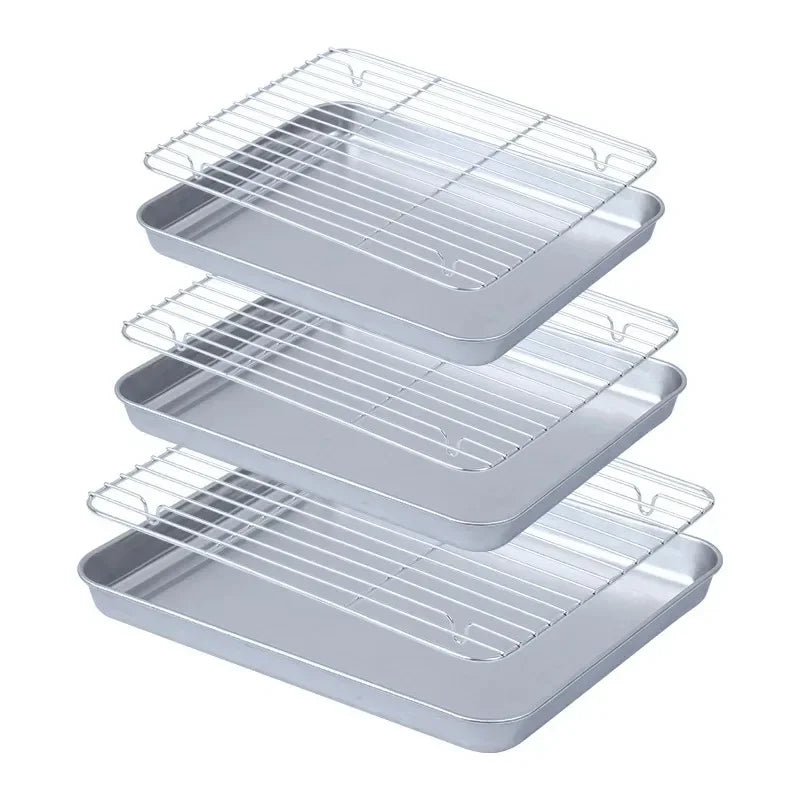 Stainless Steel BBQ Grill Mesh Rack – Wire Steaming & Kebab Net