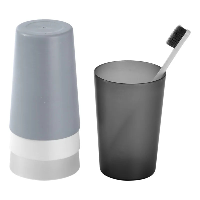 Toothbrush Holder Cup, Rinsing Cup, Wash Tooth Mug, Bathroom Sets, Travel Plastic Cups, PP
