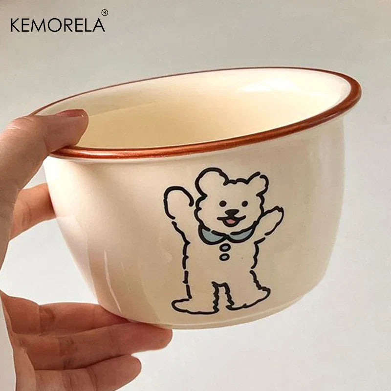 DecorBites™ カートンセラミックスープボウル – 1個セット | 電子レンジ・食洗機対応
