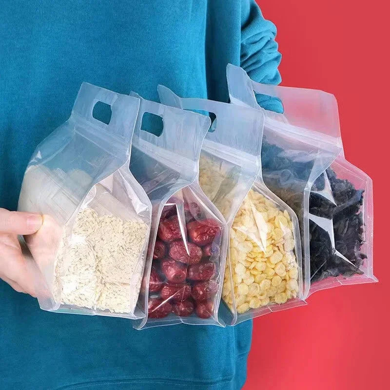繰り返し使える漏れない食品保存袋 - エコなキッチン収納