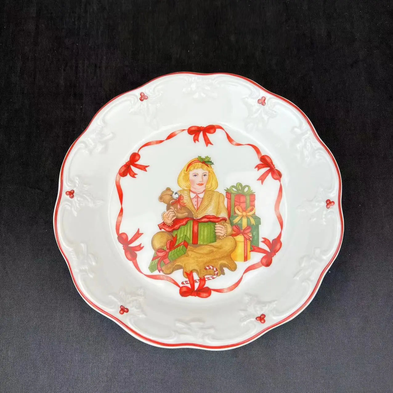 DecorBites™ Weihnachtsgeschirr-Set: Teller, Tablett, Tassen, Schalen und Schüsseln