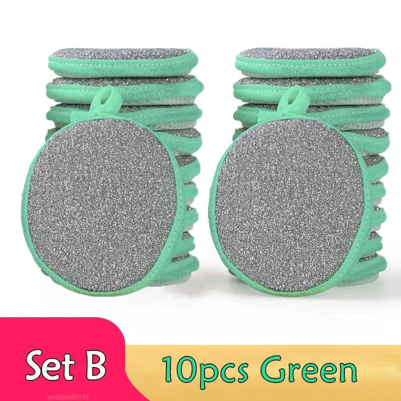 Double-Sided Dishwashing Sponge – Dish Washing Brush for Pots & Pans