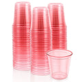50/100PCS Disposable Transparent Plastic Cups Household Drinking Cups Fruit Juice Coffee Cocktail Cup Birthday Wedding Party