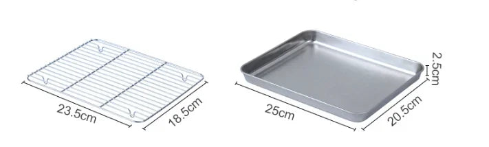 Stainless Steel BBQ Grill Mesh Rack – Wire Steaming & Kebab Net