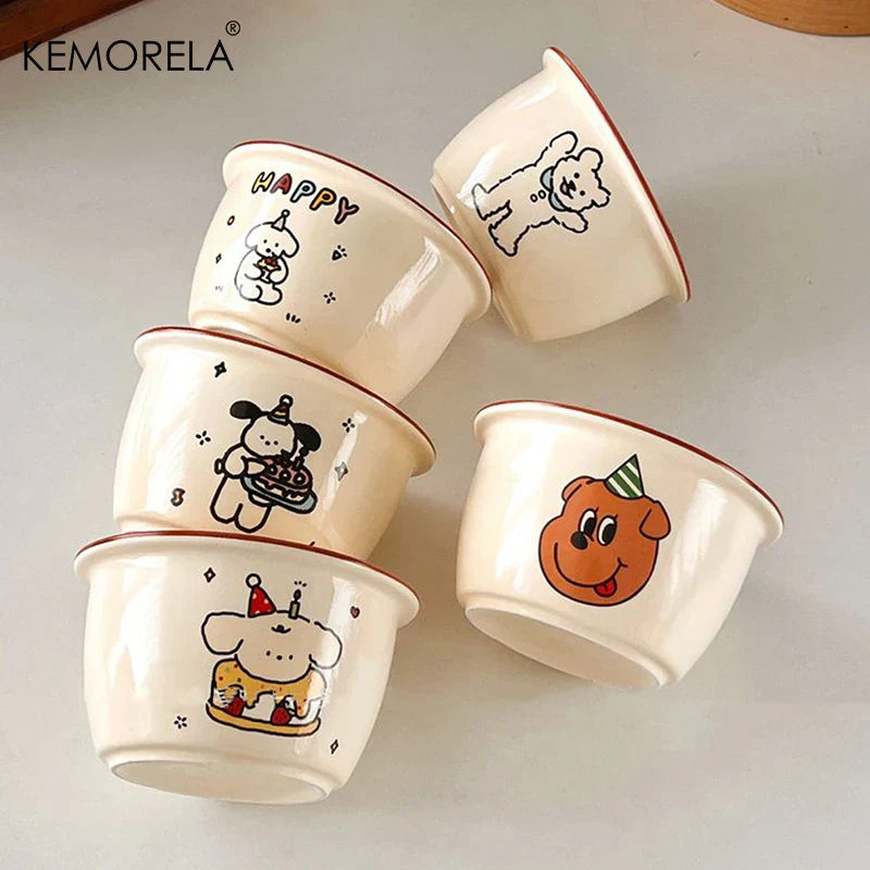 DecorBites™ カートンセラミックスープボウル – 1個セット | 電子レンジ・食洗機対応