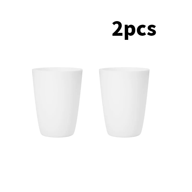 2/4/6pcs Reusable plastic cups Suitable for home kitchens office workers school picnics camping RV drinks milk tea