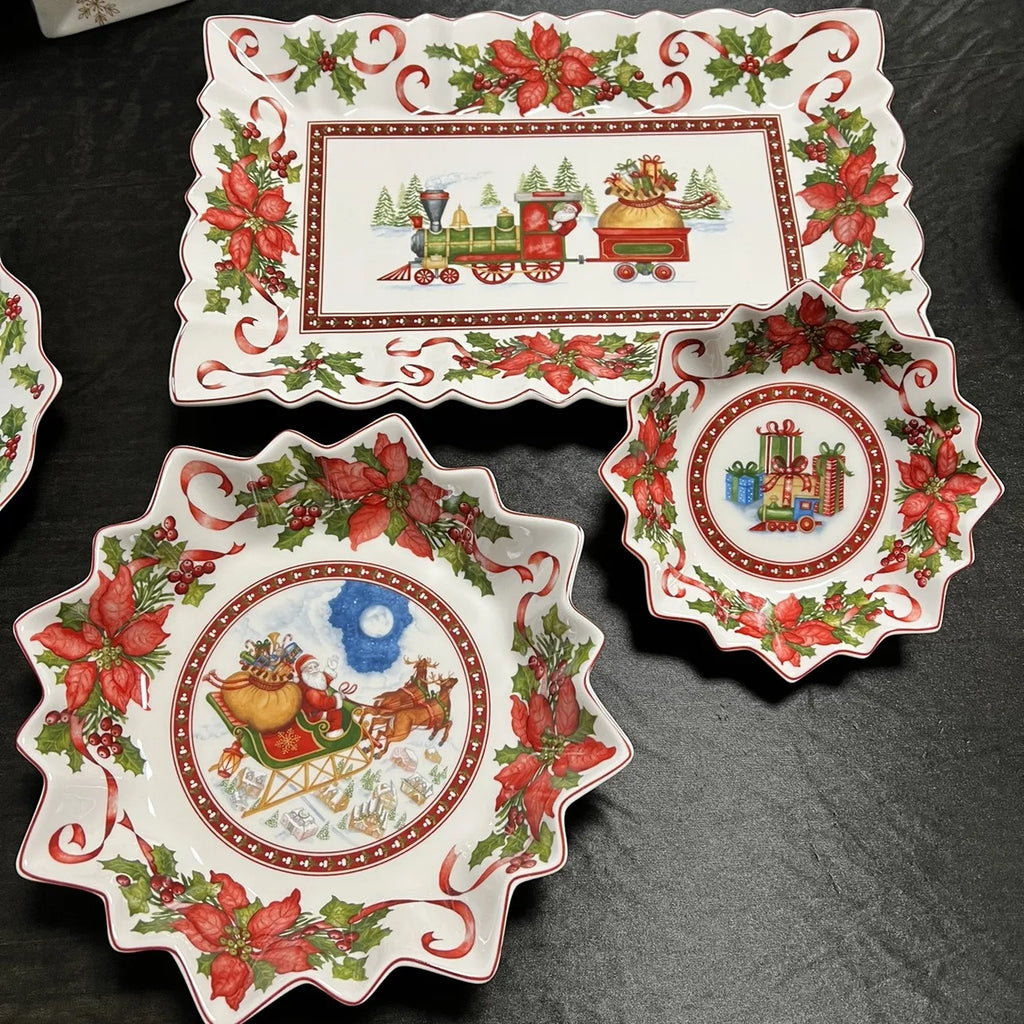DecorBites Christmas Tableware & Dinnerware Set