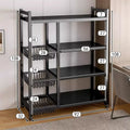 Rack Movable Snack & Grocery Holder Bathroom Storage Solution Multi-Tier Kitchen Storage Shelf Freestanding Vegetable Organizer