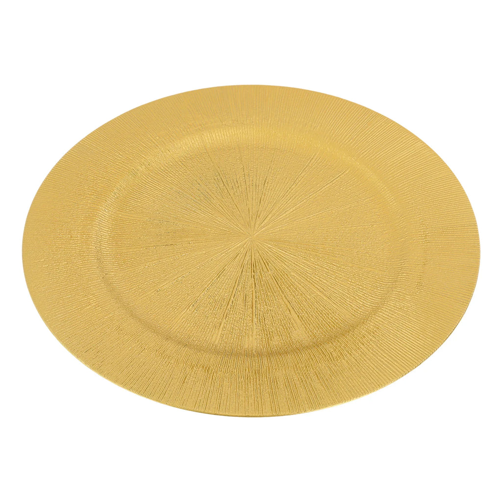 100 PCS Round Charger Plates Set, PP Charger Plate for Wedding, Party, Banquets, Hotels, Picnics