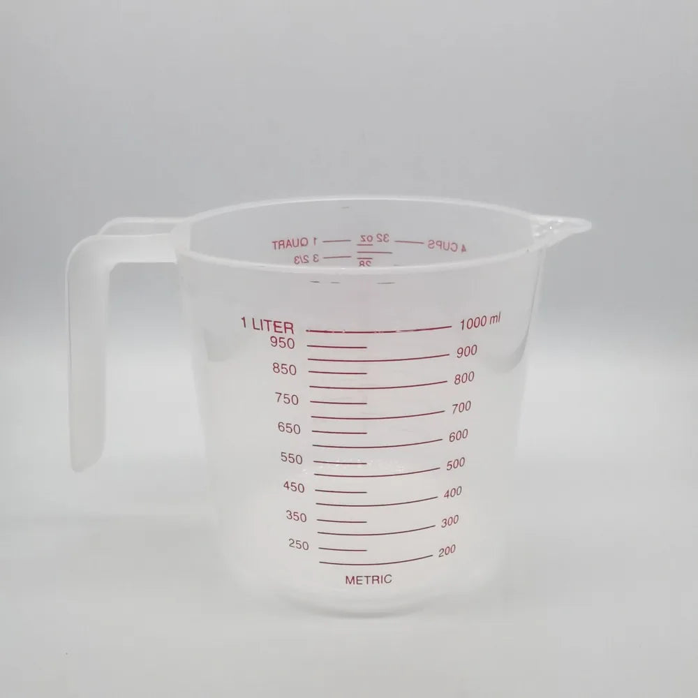 Cup Marking Clear Plastic Measuring Cup With Spout With Handles Plastic Mug Graduated Measuring Cups Recipe Ingredient