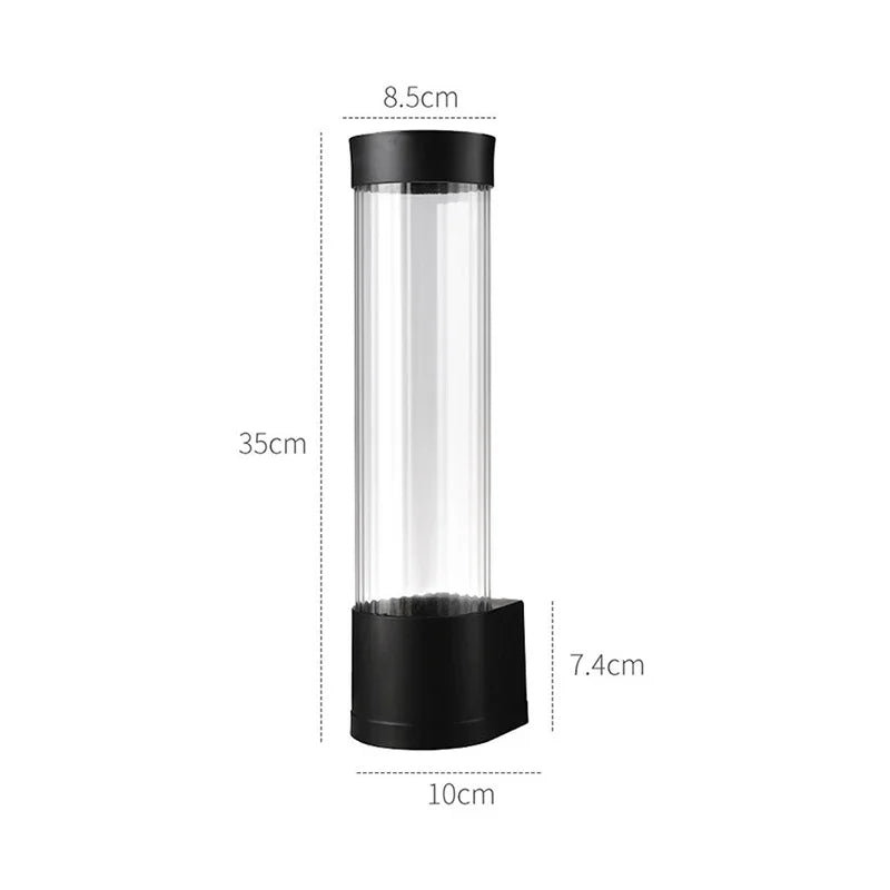 Plastic Disposable Paper Cups Dispenser Wall-mounted Water Dispenser Cup Holder Cup Container Paper Cup Frame Home Organizer