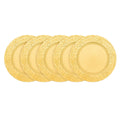 100 Pieces 33*2cm Charger Plates Set, PP Round Charger Plates, Reusable Serving Plates For Birthday Parties, Holidays, Weddings