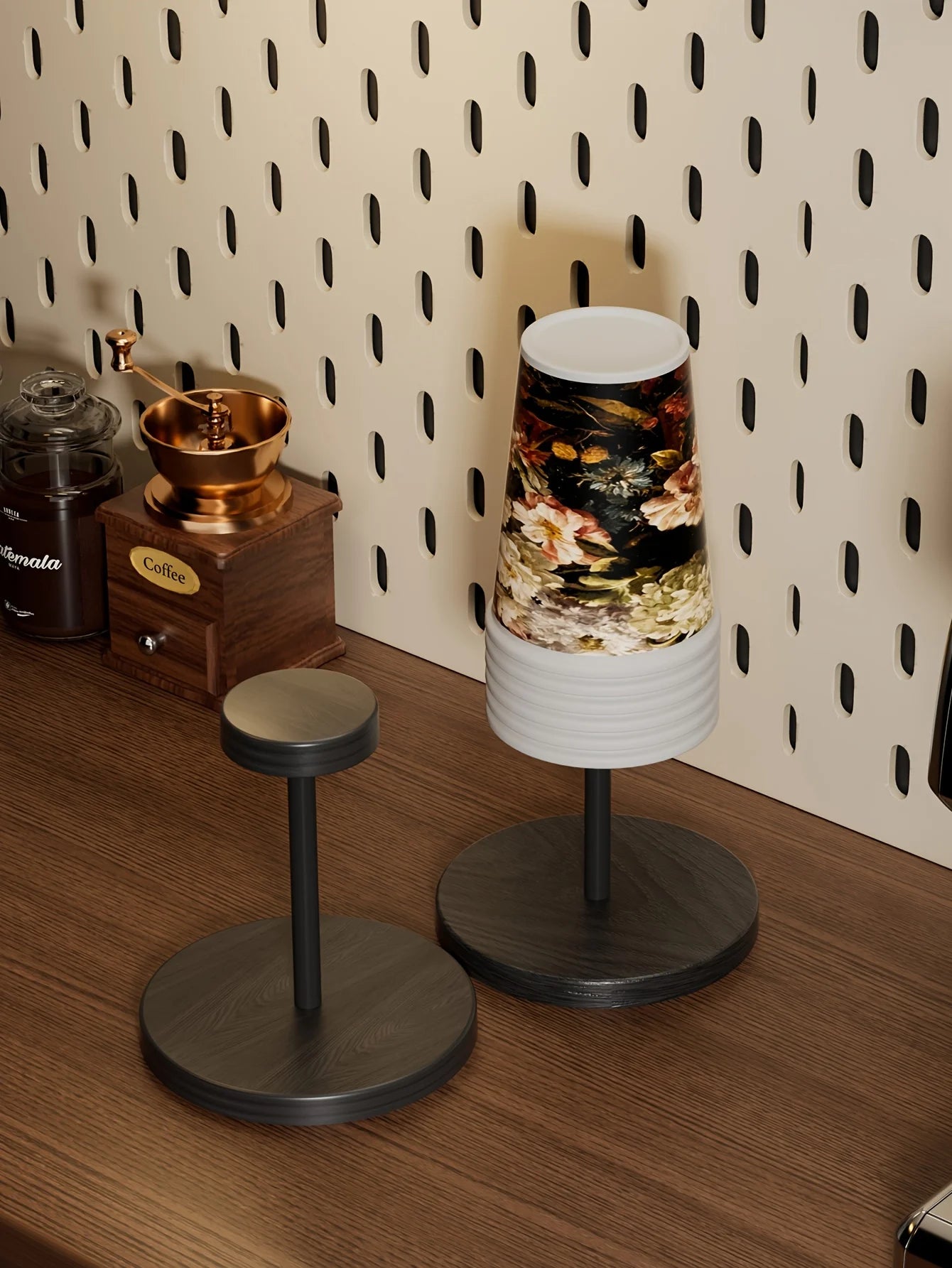 Plastic Creative Round Cup Holde,Suitable for Storing Disposable Paper Cups on Counters and Tabletop,As Well As Outdoor Utensils