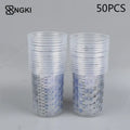 Transparent Plastic With Printed Pp Engraved Measuring Cup Disposable Clear Graduated Plastic Mixing Cups For Paint UV Resin