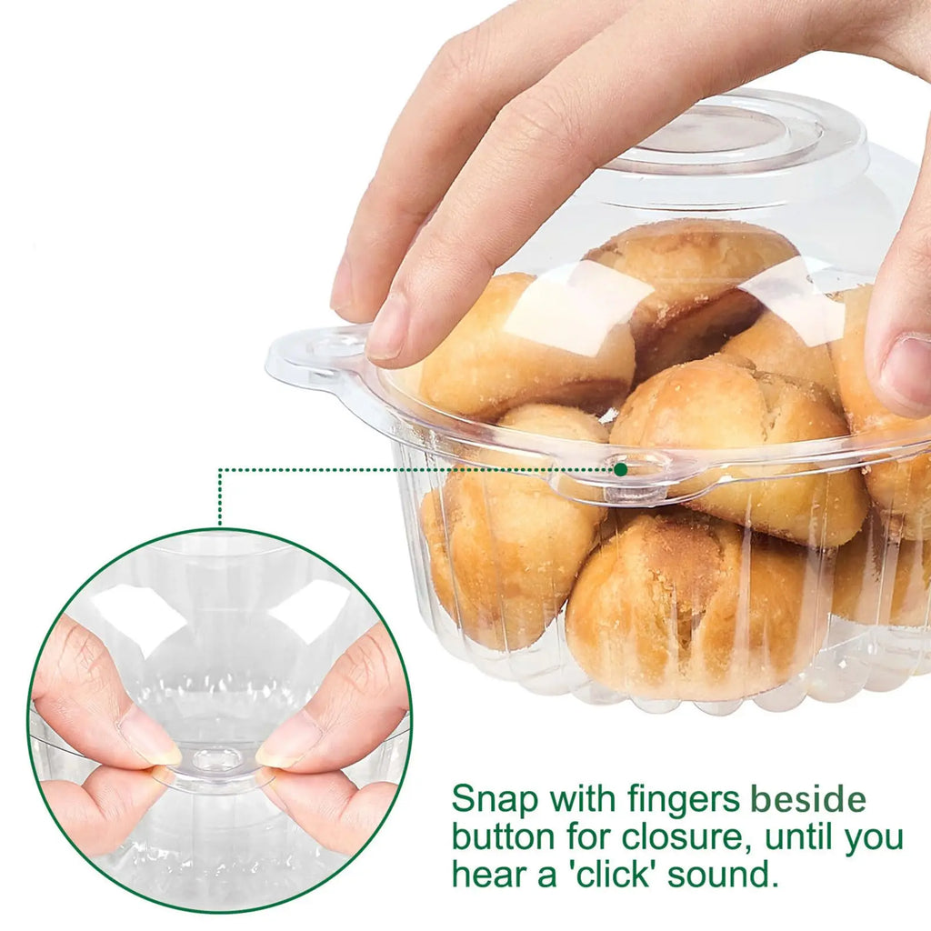100pcs Disposable Plastic Dessert Cups With Lid for Pudding Cake Jelly Ice Cream Bowls Cups Home Parties Takeout Food Container