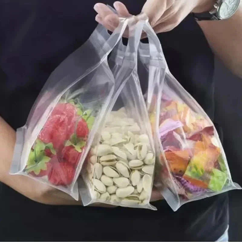 繰り返し使える漏れない食品保存袋 - エコなキッチン収納
