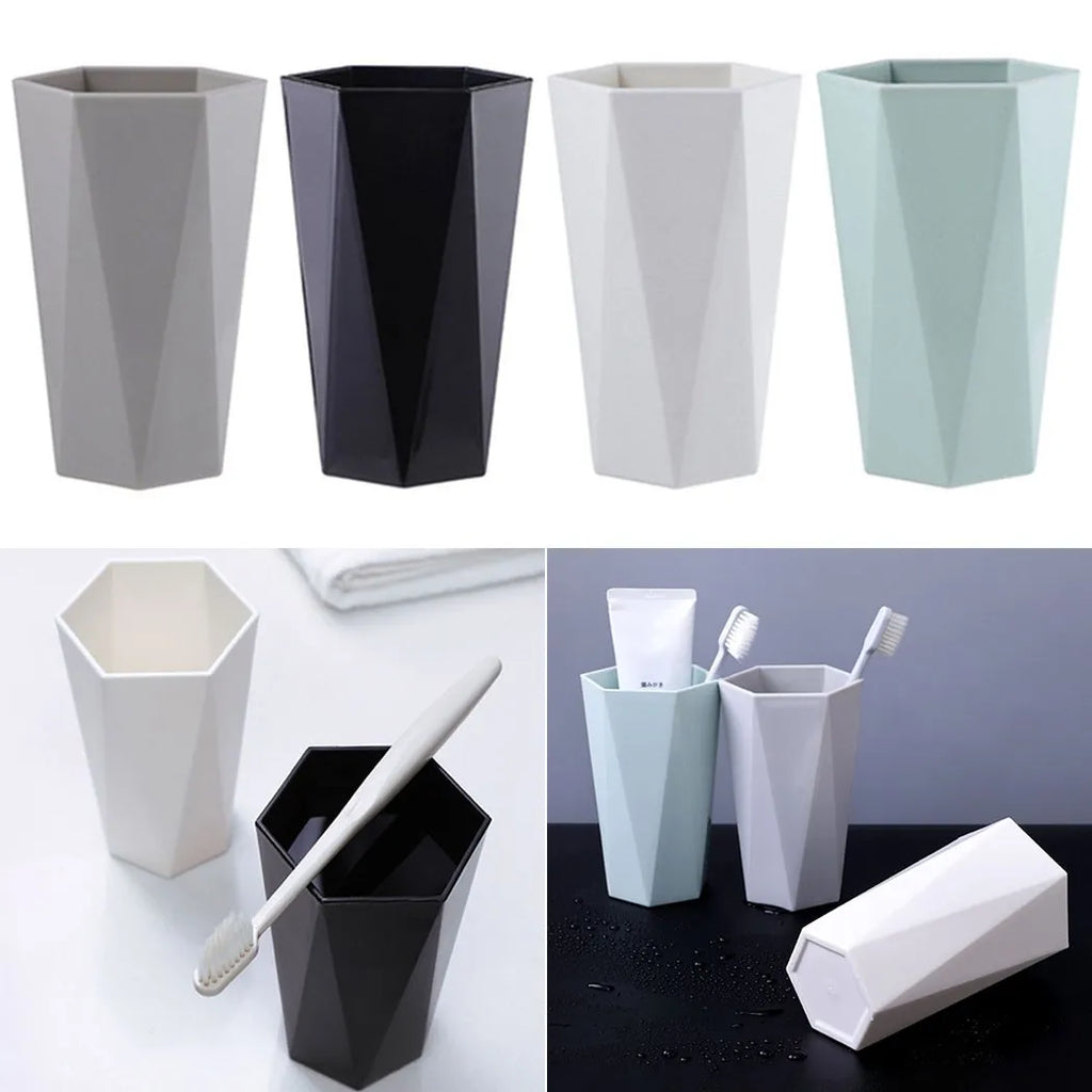 Plastic Mouthwash Cup 300ML Portable Teeth Brushing Cup Bathroom Wash Cups Household Hotel Bathroom Accessories