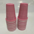 50Pcs Plastic Party Cups 16-Ounce Plastic Water Cups Recyclable Red Blue Cups with Fill Lines for Drinks BBQ Picnic Party