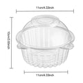 100pcs Disposable Plastic Dessert Cups With Lid for Pudding Cake Jelly Ice Cream Bowls Cups Home Parties Takeout Food Container