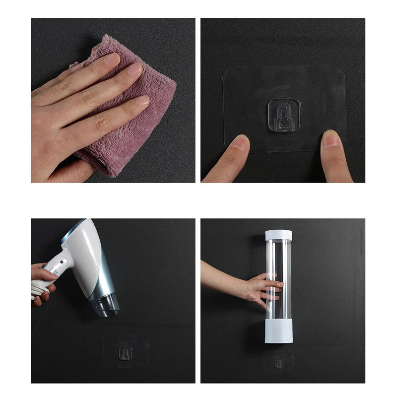プラスチック製使い捨て紙コップディスペンサー 壁掛けウォーターディスペンサーコップホルダー コップコンテナ 紙コップフレーム 家庭用整理用品