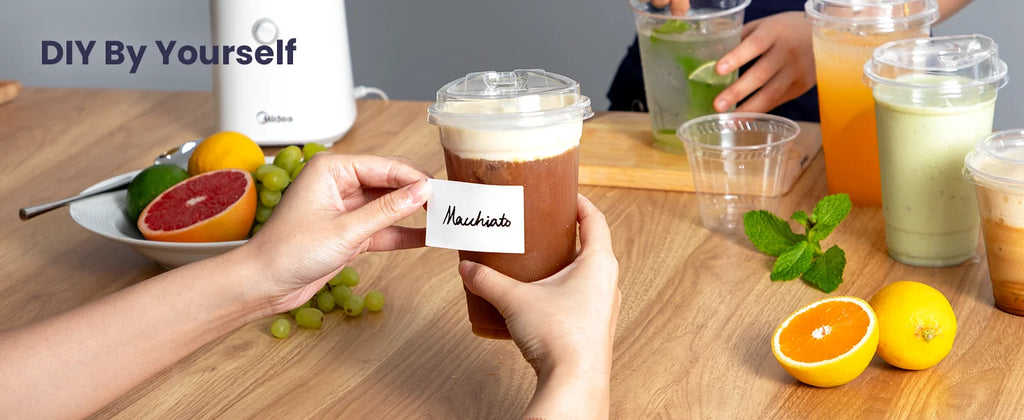 12/16//20/24OZ Clear Plastic Cups with Sip Lids Disposable Plastic Coffee Cups To Go Cups for Iced Coffee Smoothies Soda