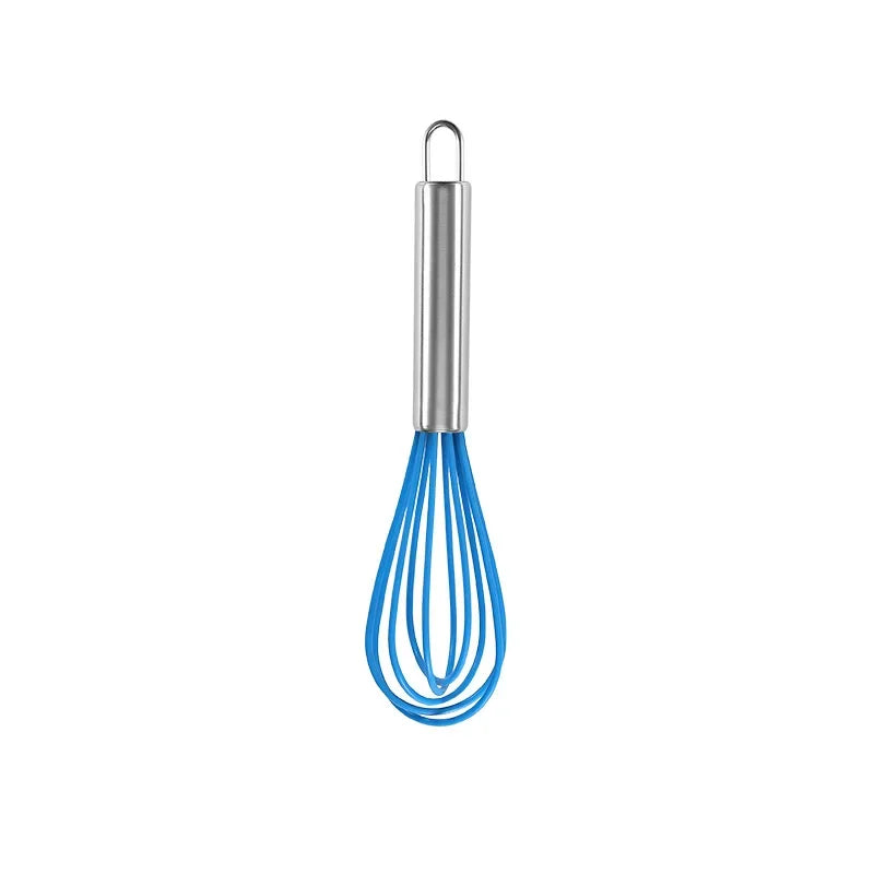 DecorBites 8-Inch Stainless Steel Silicone Whisk