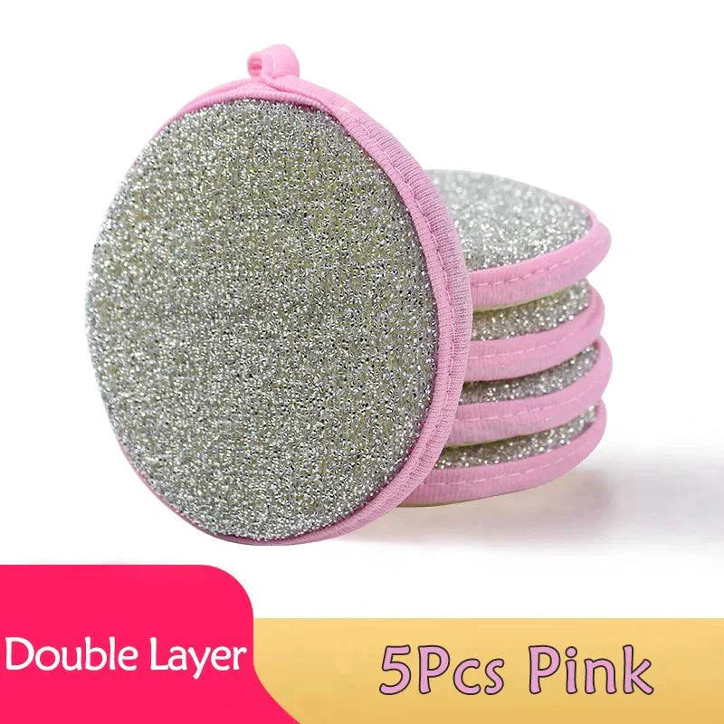 Double-Sided Dishwashing Sponge – Dish Washing Brush for Pots & Pans