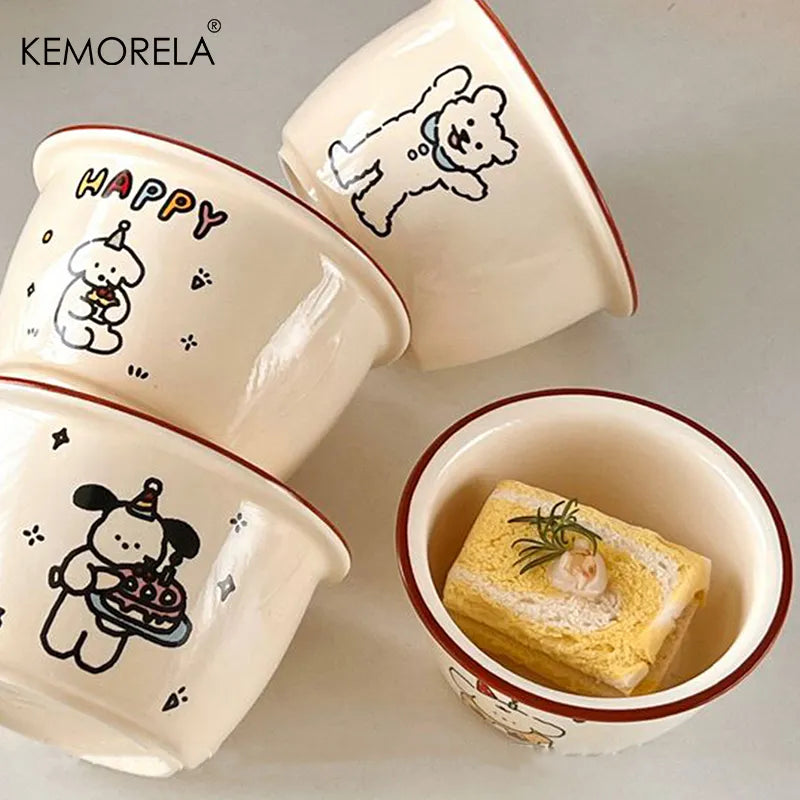 DecorBites™ カートンセラミックスープボウル – 1個セット | 電子レンジ・食洗機対応