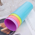 Reusable Plastic Cups 18 OZ / 530ML - Plastic Cups Dishwasher Safe PP Plastic Tumblers Drinking Cups Unbreakable Big Cup